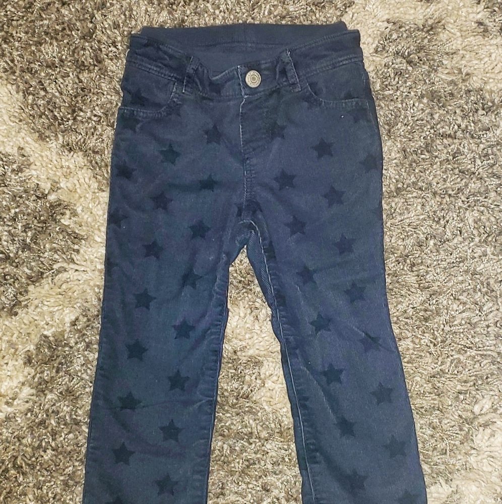 BabyGap girls corduroy star pants sz 2T